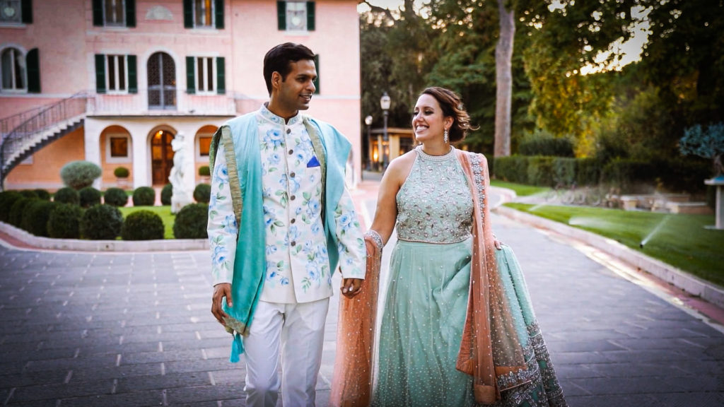 mehndi wedding video trailer in Villa Valentini-Bonaparte