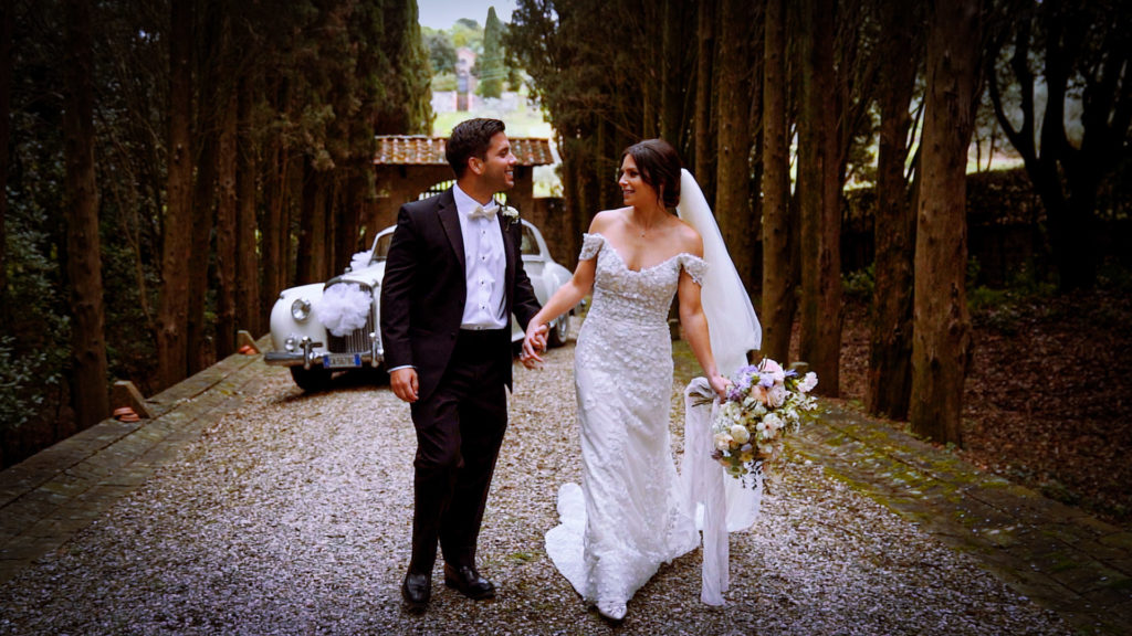 wedding video trailer in Castello il Palagio, Florence